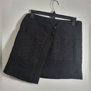 CAbi black mini skirt  women's XS  #2678